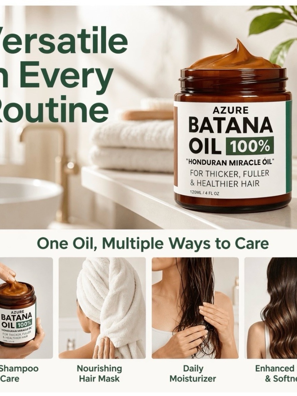 Azure - Batana Oil 100% “Honduran Miracle Oil” 120ML / 4 FL OZ - Picture 7 of 8